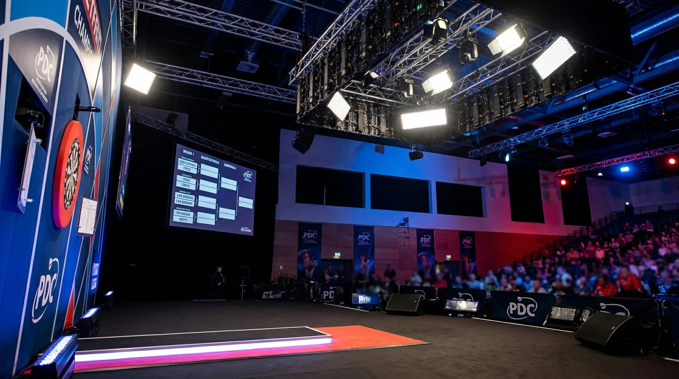 PDC Darts WM Turnierformat mit Set-Struktur und K.O.-System