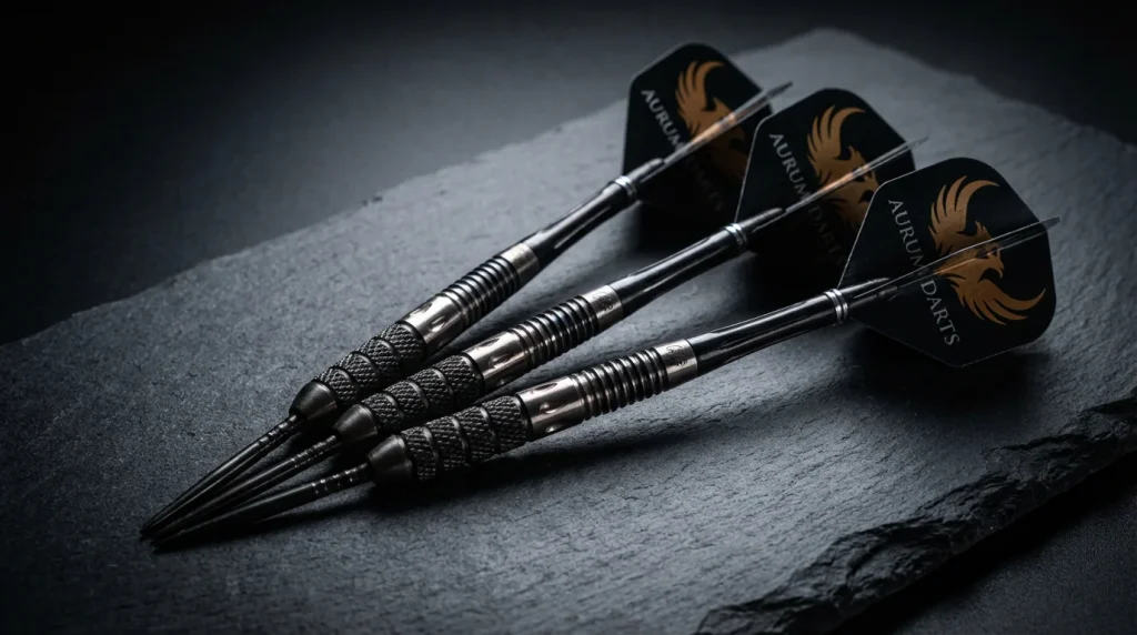 Professionelle Dartpfeile mit Sponsor-Branding